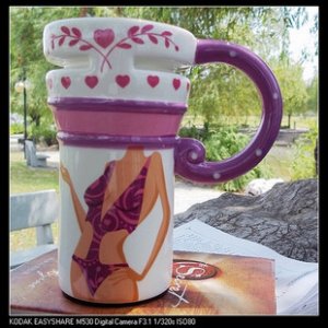 Hand Painted Cup Mug Vase Beauty Beauty Design