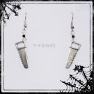 Halloween Saw Earring - Goth Gothic Emo Horror