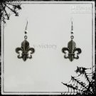 Fleur De Lys Earrings / Goth Twilight Earring