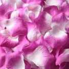 Lot of 480pcs Fake Purple white Wedding Rose Petal Life Size