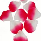 Lot of 480pcs Fake Red White Wedding Rose Petal Life Size B2