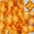 Lot of 480pcs Fake Orange Wedding Rose Petal Life Size B2