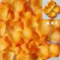 Lot of 480pcs Fake Orange Wedding Rose Petal Life Size B2