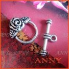 30 Sets Jewelry Repair Rose DIY Heart Clasp Toggle Finding/jewelry accessory B2