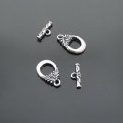 20 Sets Jewelry Repair DIY Flower Clasp Toggle Finding/jewelry accessory 15 X 11mm