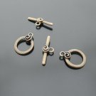 20 Sets Jewelry Repair DIY Circle Clasp Toggle Finding/jewelry accessory 13 X 12mm