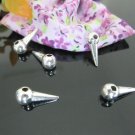 Lot of 100pcs mini Spiker Sign dollhouse miniature toy/jewelry bracelet alloy Charm