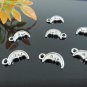 Lot of 1000pcs mini Silver Moon dollhouse miniature toy/jewelry bracelet metal alloy Charm CM720