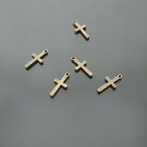 Lot of 100pcs mini Cross dollhouse miniature toy/jewelry bracelet metal alloy Charm