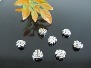 1500pcs mini Silver Leaf dollhouse miniature toy/jewelry bracelet  metal alloy Charm CM664