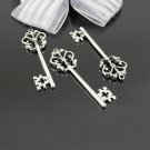 Lot of 100pcs  Key /jewelry bracelet  metal alloy Charm Fit Pendant CM638