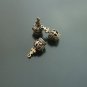 Lot of 100pcs 3D Crown dollhouse miniature toy/jewelry bracelet  metal alloy Charm B2