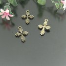 Lot of 500pcs Cross 26 X 17MM dollhouse miniature toy/jewelry bracelet  metal alloy Charm A1