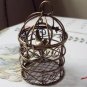 BIg Bird Cage 75 X 34MM dollhouse miniature toy/jewelry bracelet  metal alloy Charm A1