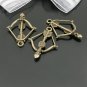 300pcs Bow Arrow Archery 35 x 25mm dollhouse miniature toy/jewelry bracelet  metal alloy Charm