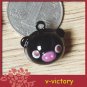 10 x Cartoon Bell Dog Pet Cat Collar Black Pig animal 2cm