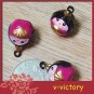 10 x Cartoon Bell Dog Pet Cat Collar Russian Doll 2cm