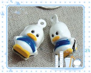 10 x Cartoon Bell Dog Pet Cat Collar Duck 2cm B4