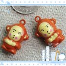 10 x Cartoon Bell Dog Pet Cat Collar Monkey  2cm A2