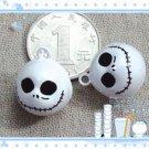 10 x Cartoon Bell Dog Pet Cat Collar Skull Halloween  2cm