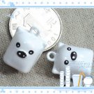 10 x Cartoon Bell Dog Pet Cat Collar Square Pig  2cm A1