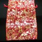 100pcs 9 x 12cm Red Rose Organza Bag Jewelry gift Bag Wedding Accessory Pouch