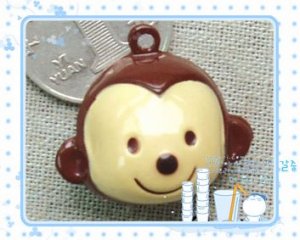 5 x  Big Cartoon Bell Dog Pet Cat Collar Monkey 3cm