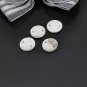 40pcs Shell Bead White Round disk Link Fitting 15mm