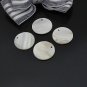 20pcs Shell Bead White Round disk Link Fitting 25mm