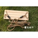 Classic Wood Tree Swing Kit for Adult Kid outdoor fun b2