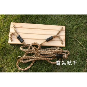 Classic Wood Tree Swing Kit for Adult Kid outdoor fun b2