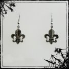 Fleur De Lys Earrings / Goth Twilight Earring