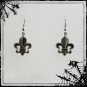 Fleur De Lys Earrings / Goth Twilight Earring