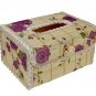 Original Bamboo Tissue BOOK holder souvenir/gift Purple