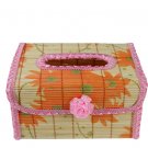 Original Bamboo Tissue BOOK  holder souvenir/gift Pink