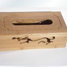 Original Bamboo Wood Dragon Tissue BOOK  holder souvenir/gift