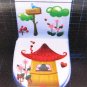 2pcs Cartoon House Kid Wall Sticker Art Toilet Bathroom Vinyl Decor