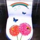 2pcs Daise Bee Wall Sticker Art Toilet Bathroom Vinyl Decor