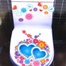 2pcs Double Love Wall Sticker Art Toilet Bathroom Vinyl Decor