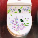 2pcs Flower Wall Sticker Art Toilet Bathroom Vinyl Decor B1