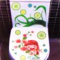2pcs Girl Wall Sticker Art Toilet Bathroom Vinyl Decor