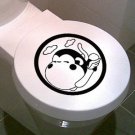 2pcs Monkey Wall Sticker Art Toilet Bathroom Vinyl Decor