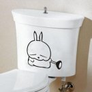 2pcs Rabbit Butterfly Wall Sticker Art Toilet Bathroom Vinyl Deco B2r