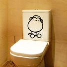 2pcs Monkey Wall Sticker Art Toilet Bathroom Vinyl Deco B3
