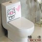 2pcs Love Pig Wall Sticker Art Toilet Bathroom Vinyl Deco B2