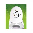 2pcs Cow Wall Sticker Art Toilet Bathroom Vinyl Deco A1