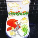 2pcs Rabbit Wall Sticker Art Toilet Bathroom Vinyl Deco B4