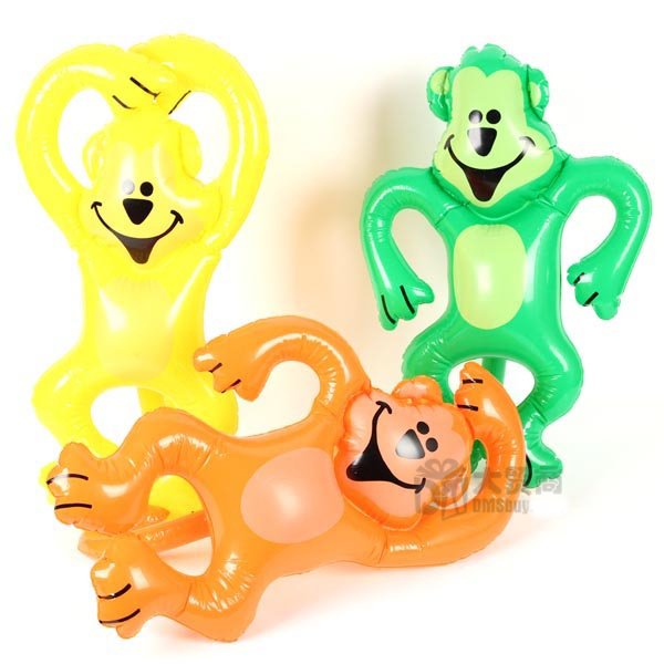3pcs Inflatable Monkey Animal Summer Swimming Swim Toy B2