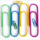 Lot of 20pcs Huge Big Paper Clip  Bookmark office 100 X 25MM