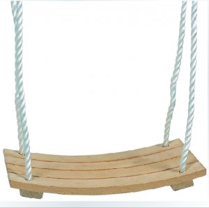Classic Birch Wood Tree Swing Kit for Kid outdoor fun b2